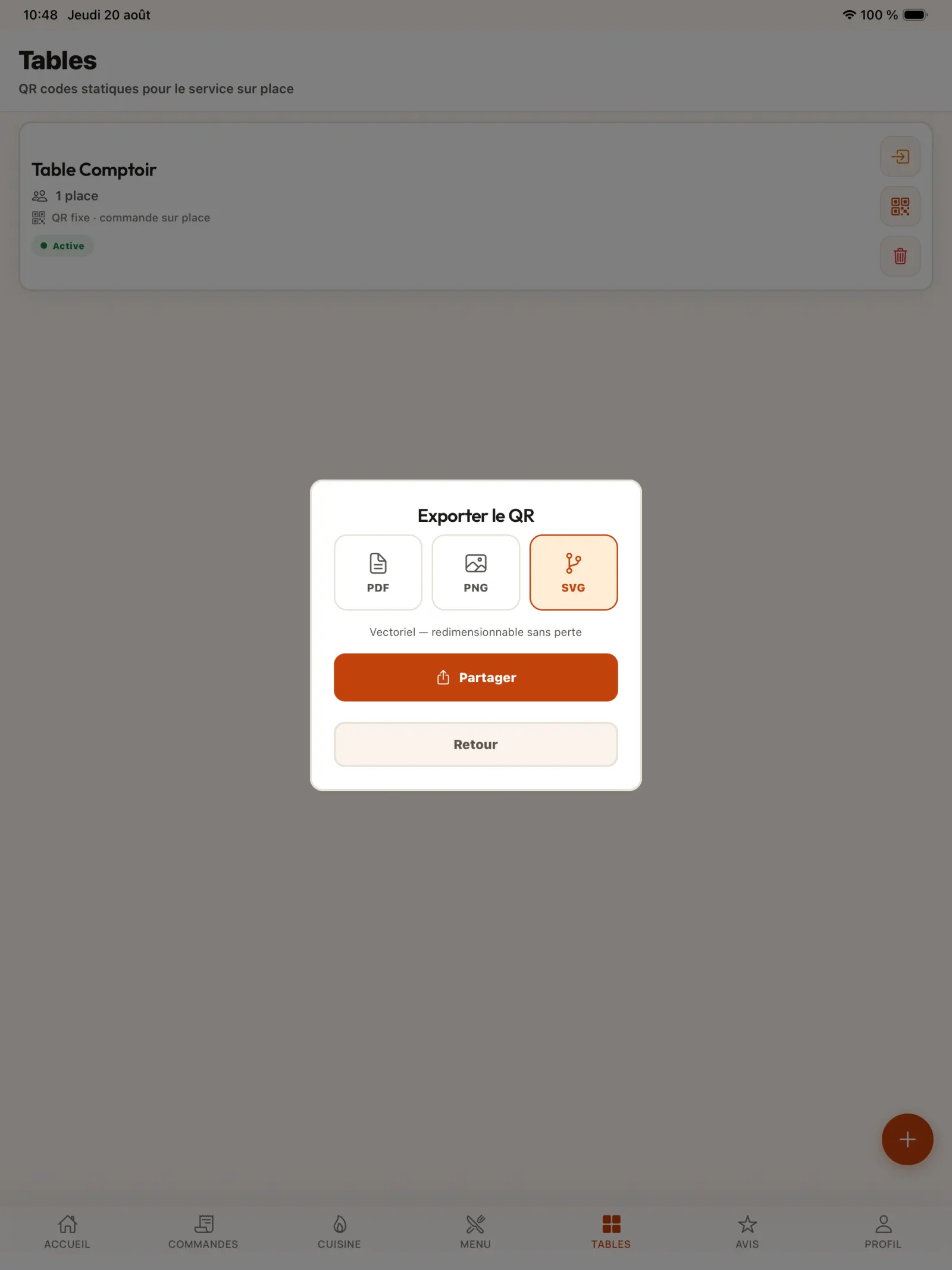 تصدير كـ SVG في KoulChi Pro.